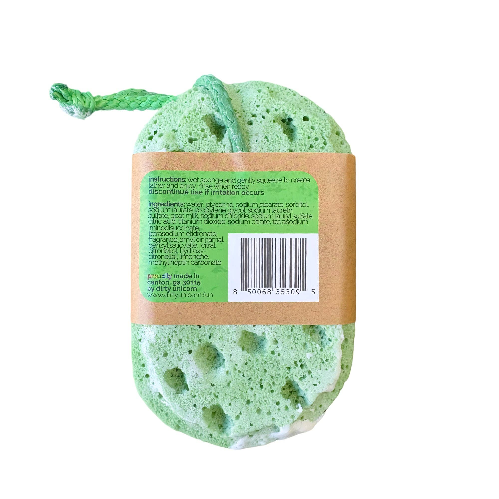 Dirty Unicorn - Wholesale Bath Pouf/Sponge - Fresh Soapy Scrubbie1