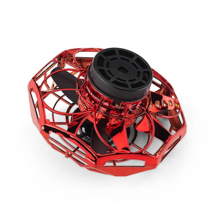 The Source Wholesale Inc. - Wholesale Fidget Toy - Kids - Vortex UFO Spinner (Red) - Electronic Flying Fidget Spinner
