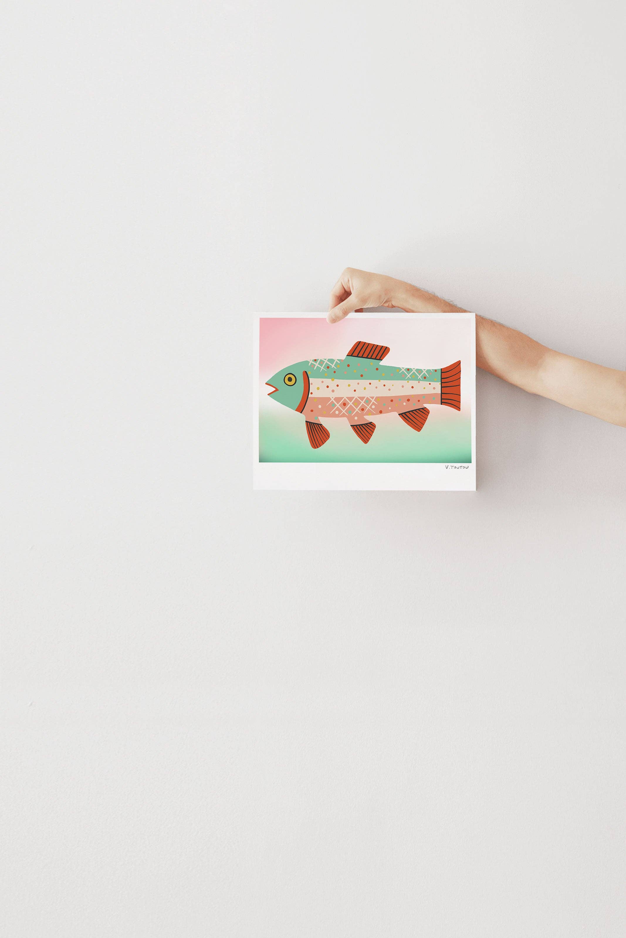 Studio Toute - Wholesale Art Print - Trout Art Print0