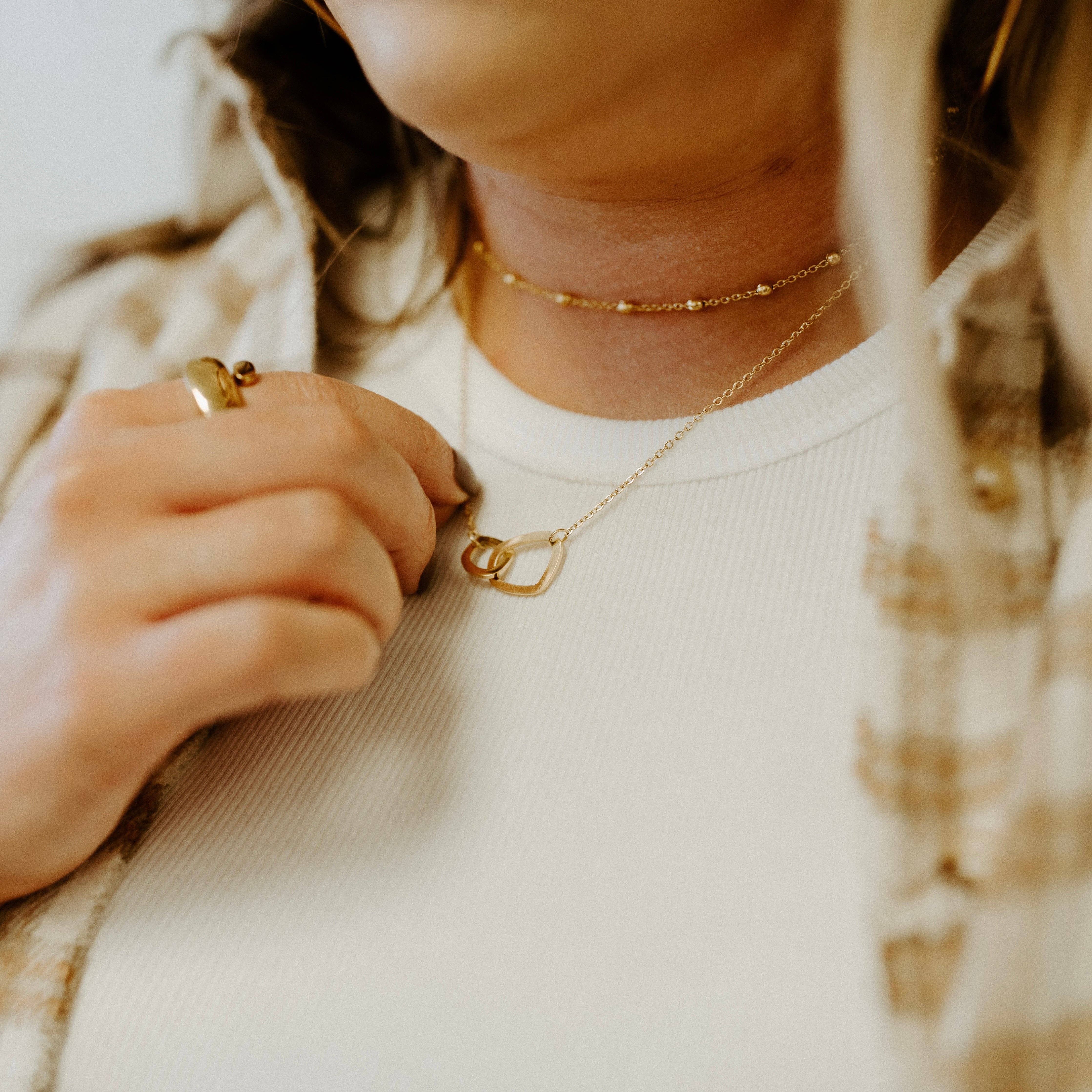 3Souls Company - Venta al por mayor Collares de cadenas y eslabones - Collar estilo gargantilla WS-Rohan con eslabones y cadena4