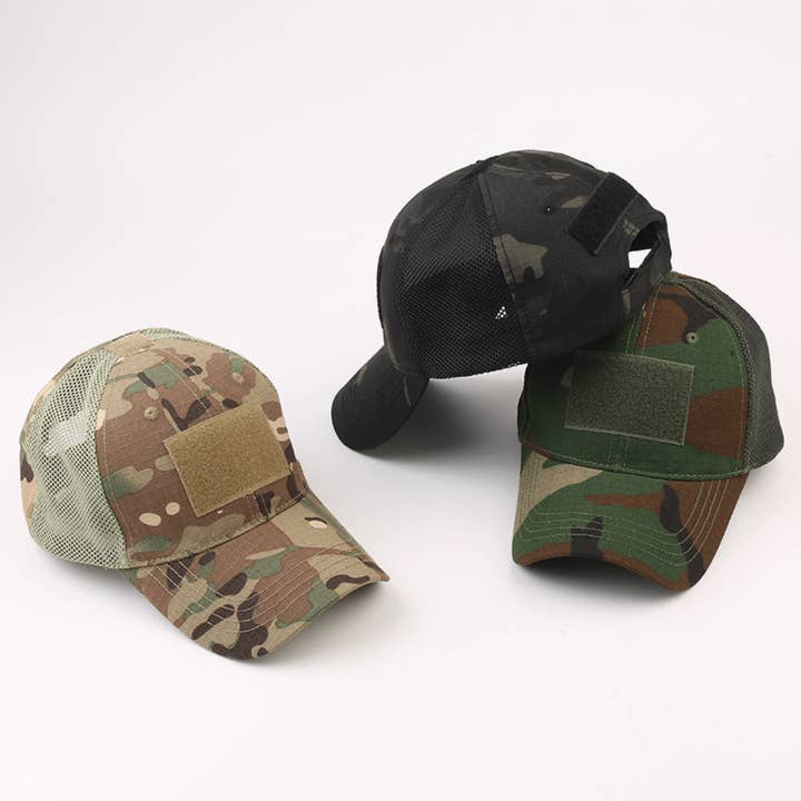 JupiterGear Home - Wholesale Trucker Hat - Unisex - Army-Style Outdoor Patch Hat with Adjustable Strap2