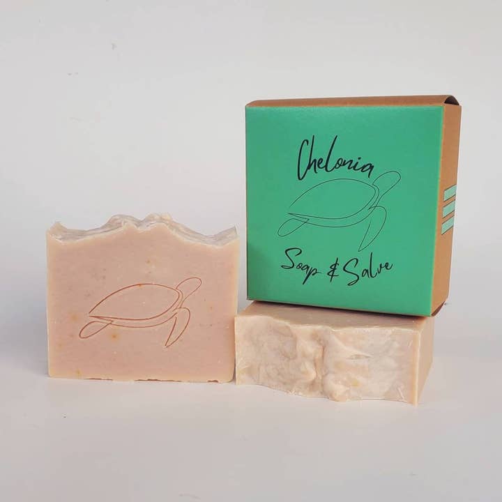 Lavender Lemon Soap, Handmade Soap, Natural Soap Bar, Palm O for wholesale by Chelonia Soap and Salve