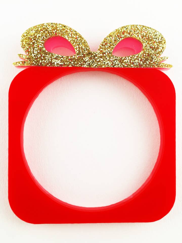 Perfect Present Bracelet Rouge/Rose pour la vente par Eleanor Moss Studio