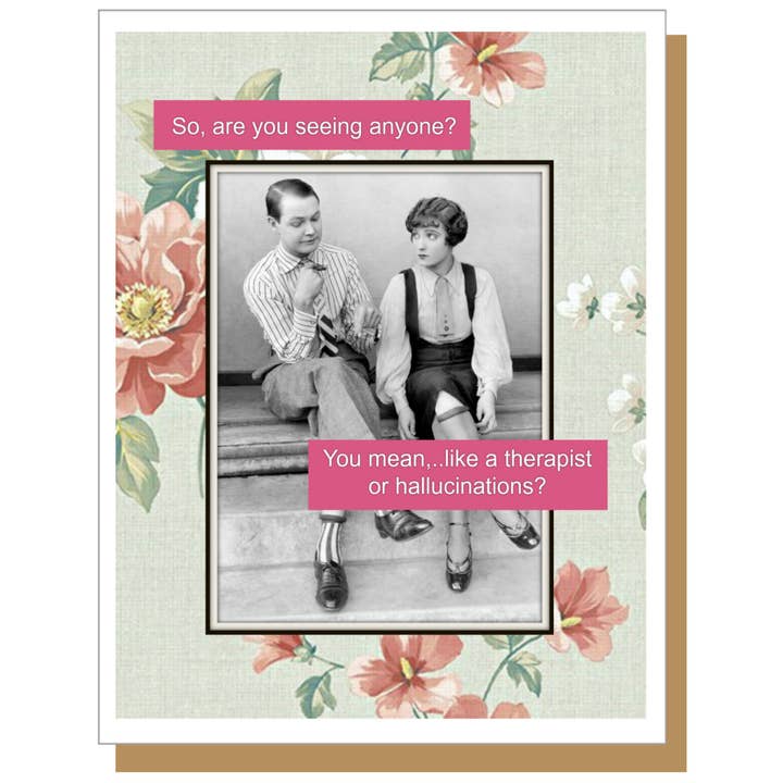 Ümlaut Brooklyn - Wholesale Everyday Greeting Card - Are You Seeing Anyone? Card