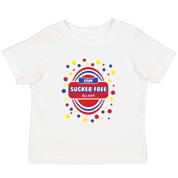 CAMISETA STAY SUCKER FREE ALL DAY (BLANCA) para venta al por mayor de Mini FLEX KIDS