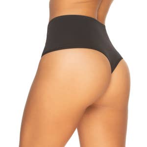  SIMPLINE Tummy Control Thong Shapewear for Women High Waisted  Thong with High Waisted Shapewear for Women Butt Lifter Light Tummy Control  Shorts, Black + Size/XL : Clothing, Shoes & Jewelry