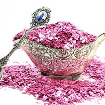 Pastel Rose German Glass Glitter - Real Super Shard Glitter for wholesale on Faire5