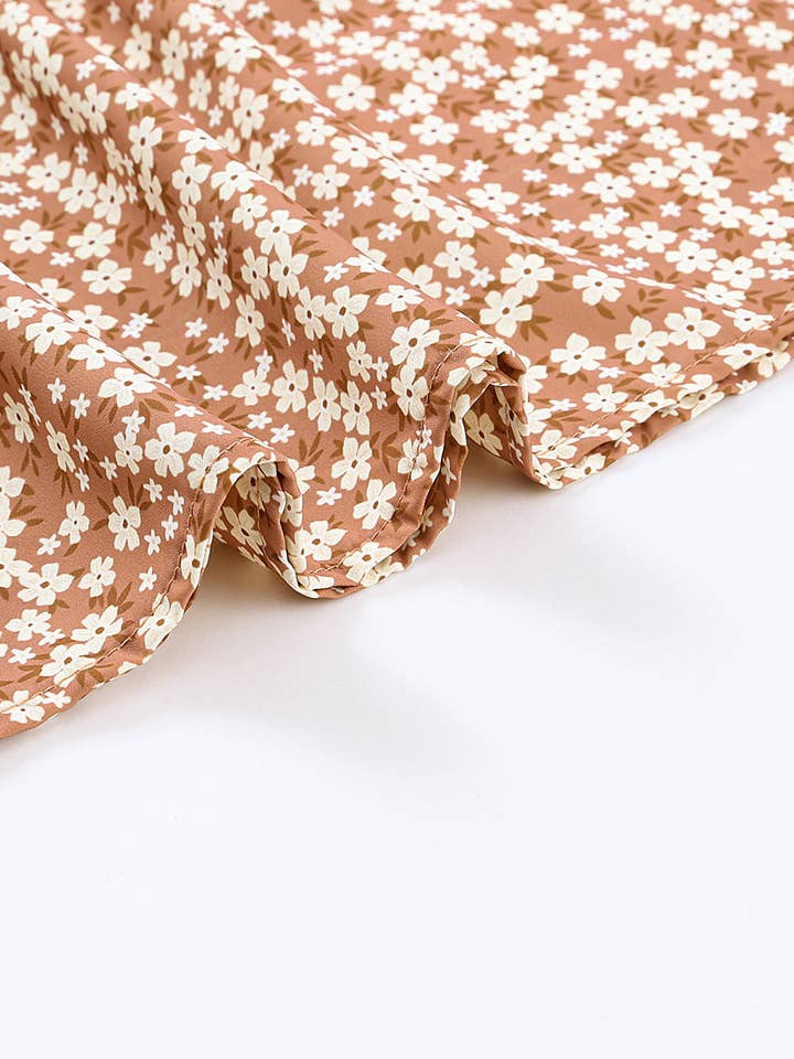 Lovesoft - Wholesale Jumpsuit - Dames - Jumpsuit met smalle bandjes en smockerlijfje en wijde pijpen en bloemenprint22