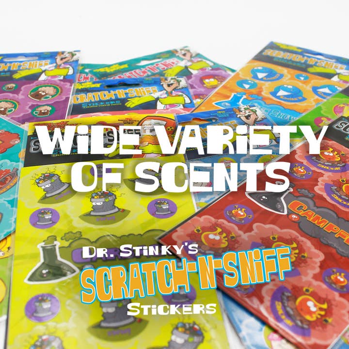 JFL Enterprises - Wholesale Retailer Display - Paper & Novelty - Candy Scratch-N-Sniff Sticker Floor Display Assortment