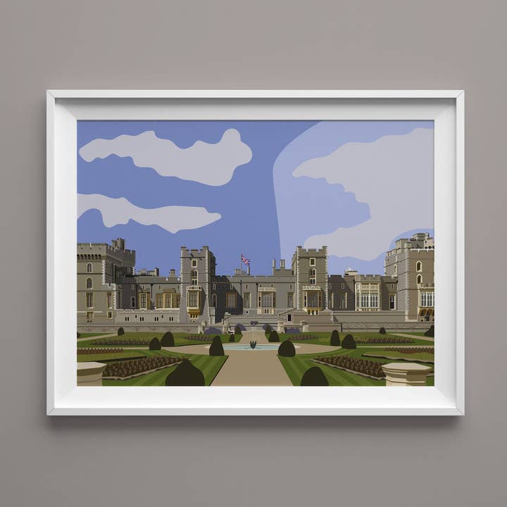 Windsor Castle - Impression d'art pour la vente par JezzzDesigns
