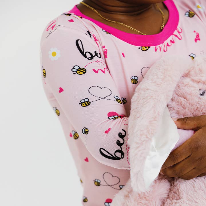 Bam & Stitch – wholesale Sleepwear set – Kids – Bee Mine Two-Piece Long Sleeve Pajama Set