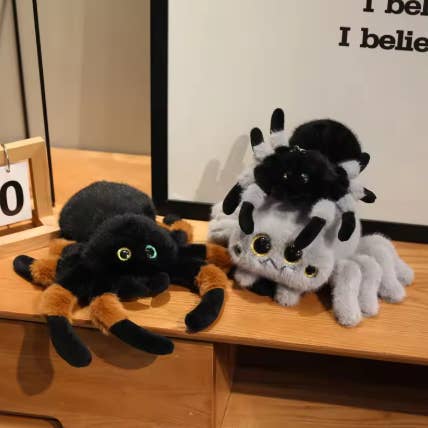 Cute Spider Plush Toy - Halloween Holiday Decor & Kid Gift for wholesale by Buddha Ayurveda