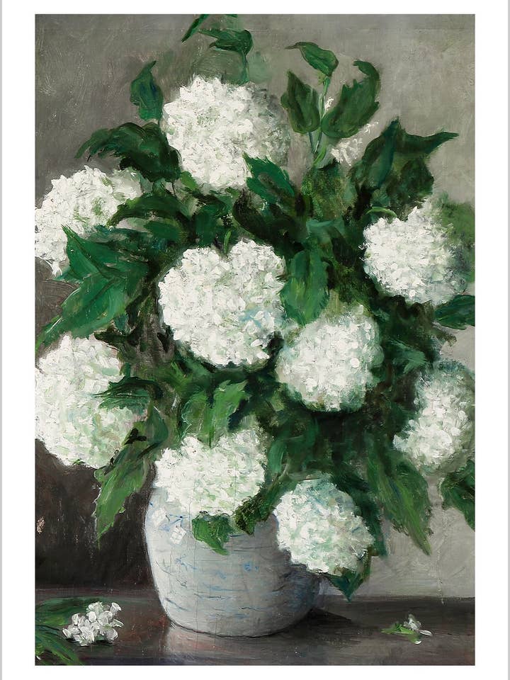 Stilleven Hortensia in Vaas Schilderij voor wholesale door Arteve Gallery