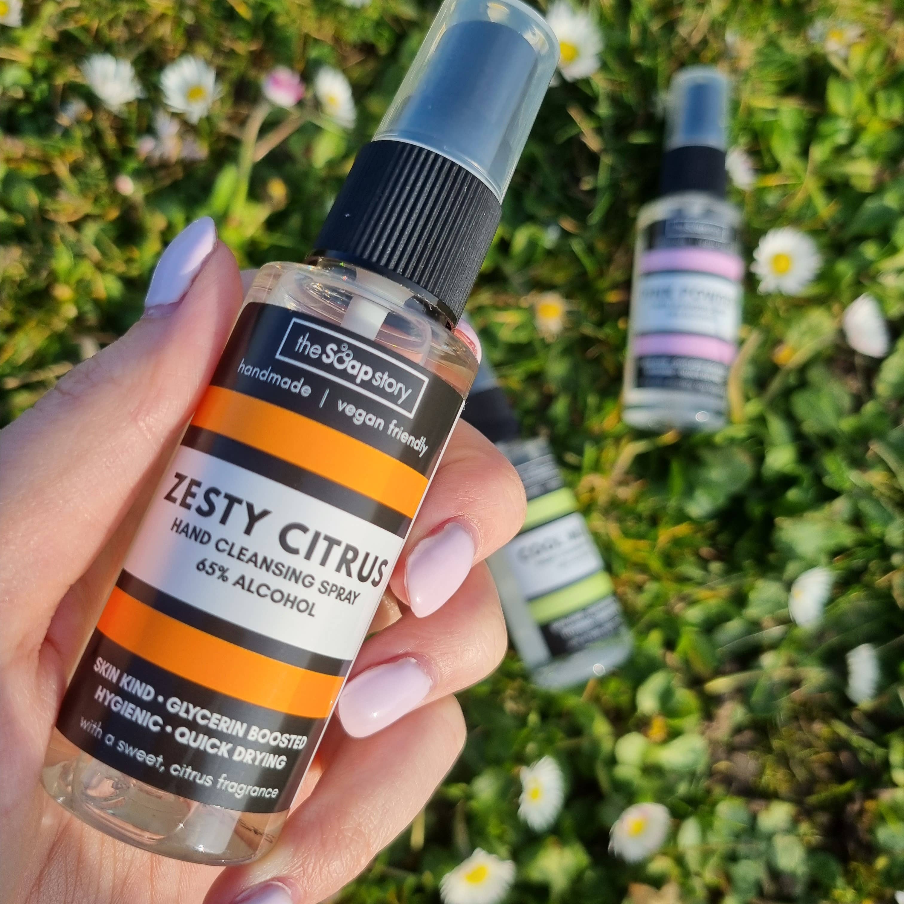 The Soap Story - Venta al por mayor Desinfectante de manos - Spray limpiador de manos Zesty Citrus | 50 ml2