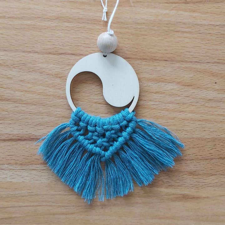 Familienmomente - Wholesale DIY Craft Kit - DIY Set Macrame Aroma Pendant Yin & Yang4