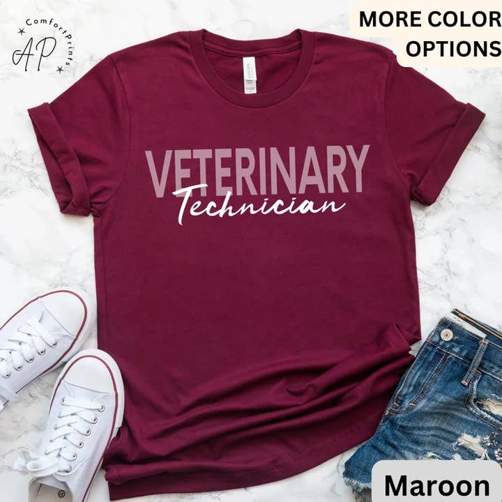 APComfortPrints - Wholesale Shirt - Women's - Veterinary Technician Shirt