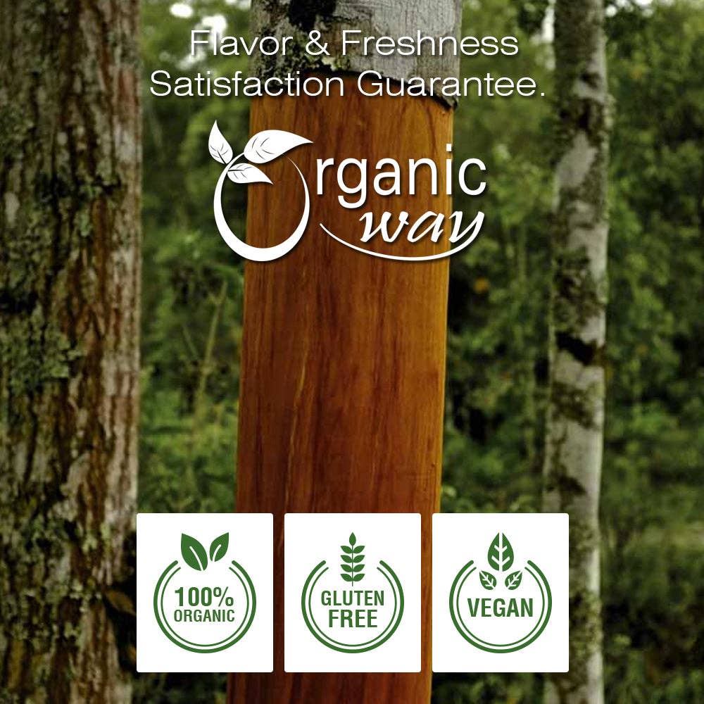 Organic Way LLC - Wholesale Herbs - Premium Cinnamon Cassia Sticks (Cinnamomum cassia) - Adds Flavour & Aroma |  Kosher Certified | Vegan | Raw, Non GMO & Gluten Free | USDA Certified | Origin - India7
