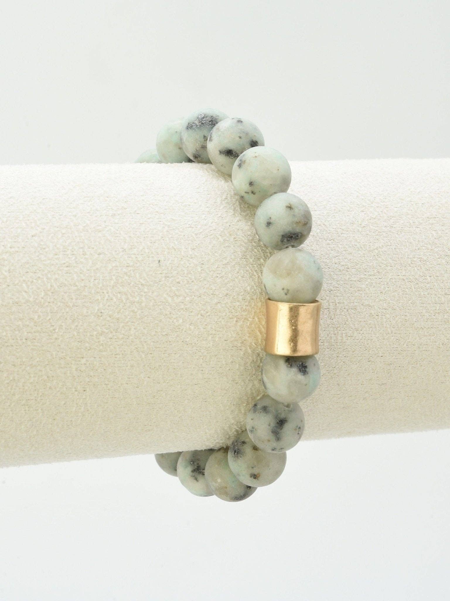 MiMi Wholesale - Wholesale Beaded Bracelet - JB6004 Gold Accent Beaded Bracelet3