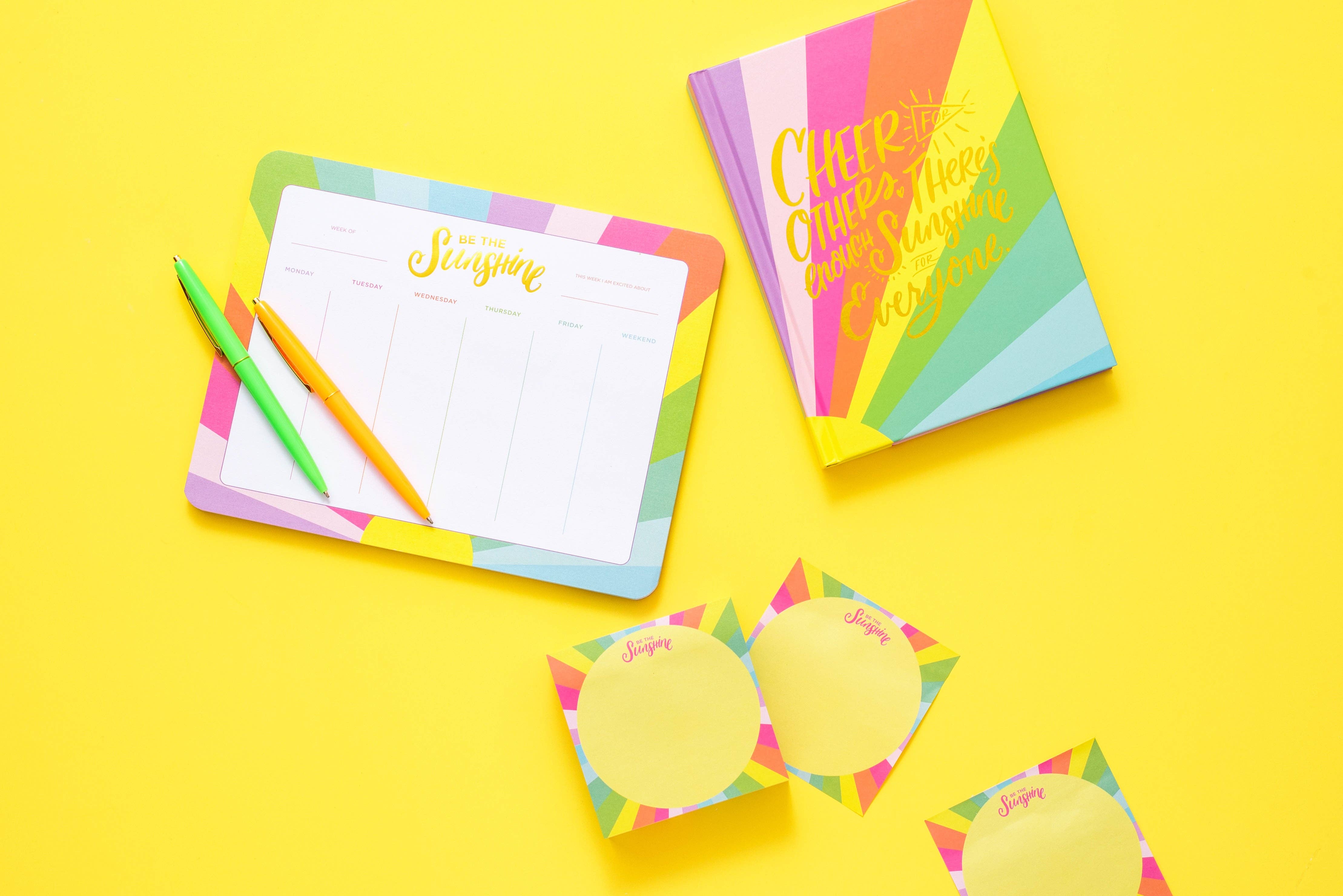 Taylor Elliott Designs - Wholesale Planner - Weekly Planner - "Be the Sunshine" - 52 Sheets2