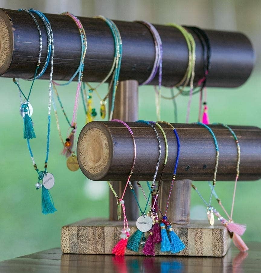 Love Is Project - Vente Bracelet de perles - Bali UNITY Bracelet Perlé - Rose4