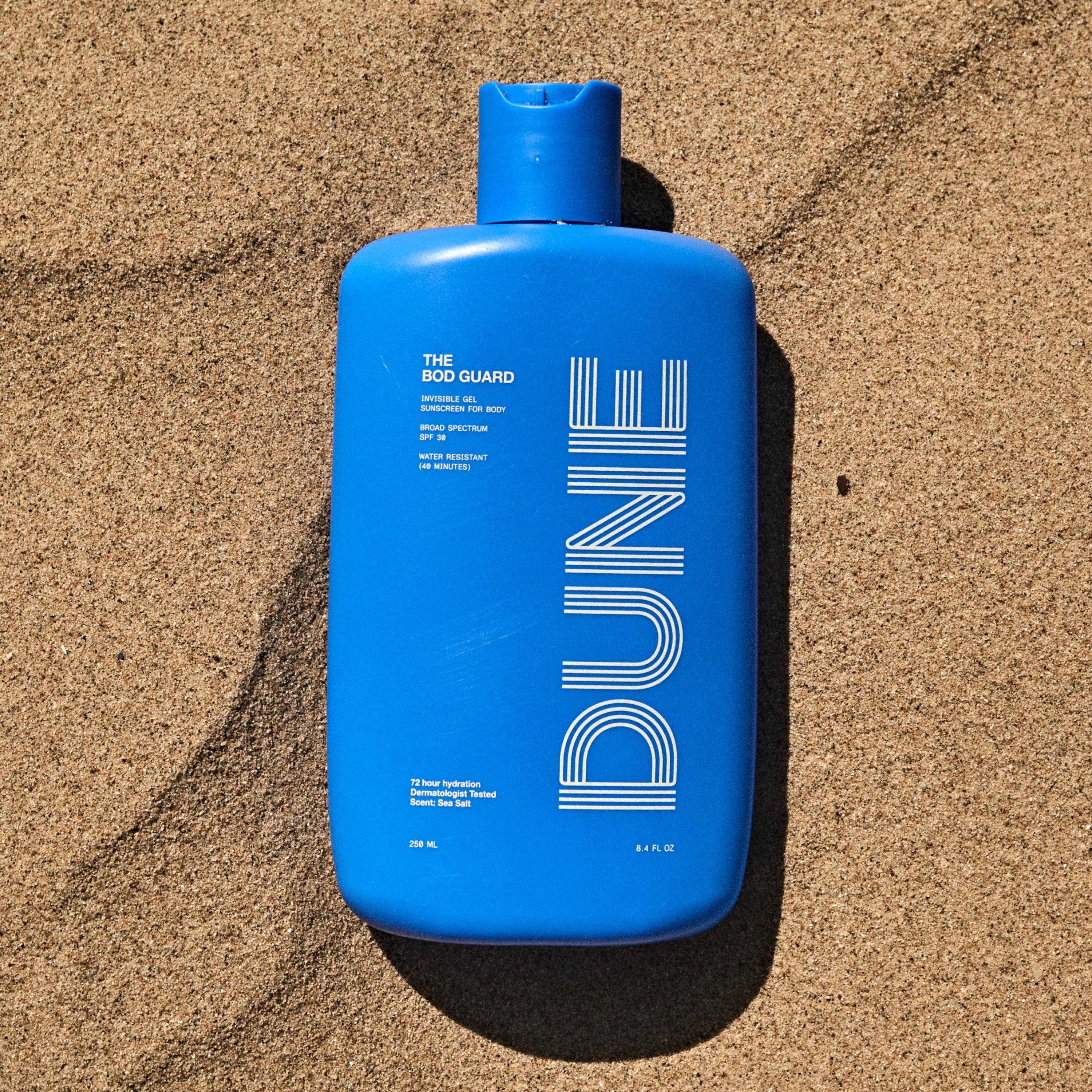 DUNE Suncare - Wholesale Sunscreen - The Bod Guard - Invisible Gel Body Sunscreen SPF 307