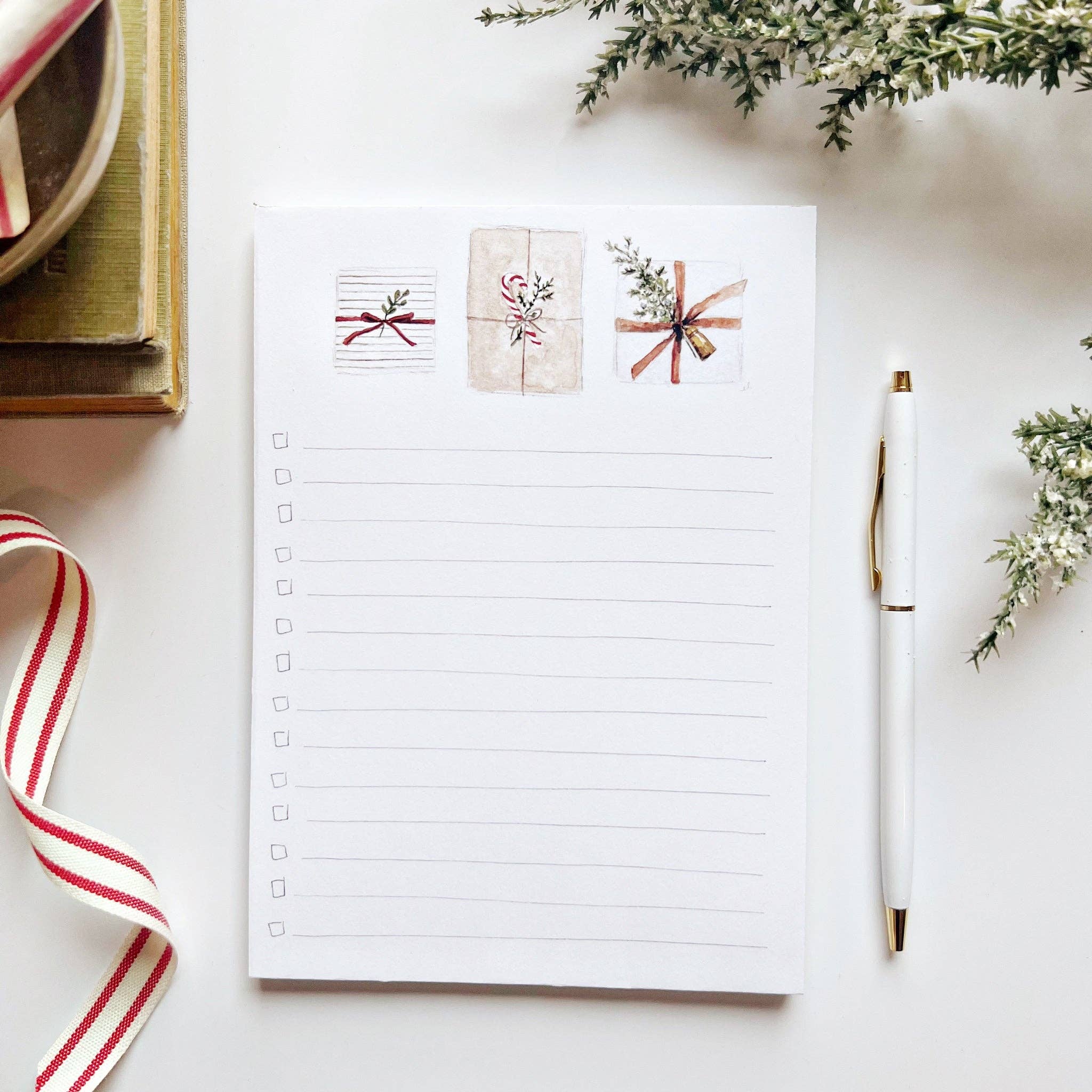 emily lex studio - Wholesale Notepad - christmas checklist notepad2