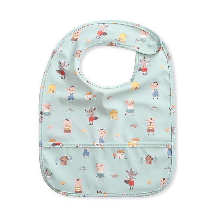 Waterproof Bib The Three Little Pigs for wholesale by Tutete