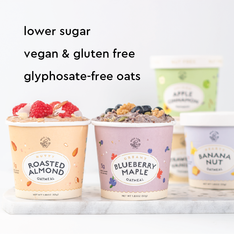 Mylk Labs - Wholesale Oats - Roasted Almond Oatmeal Cup5