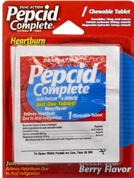 Shop The King - Wholesale Oral Supplement/Vitamin - Pepcid Complete Chew Berry Sleeves 12ct0