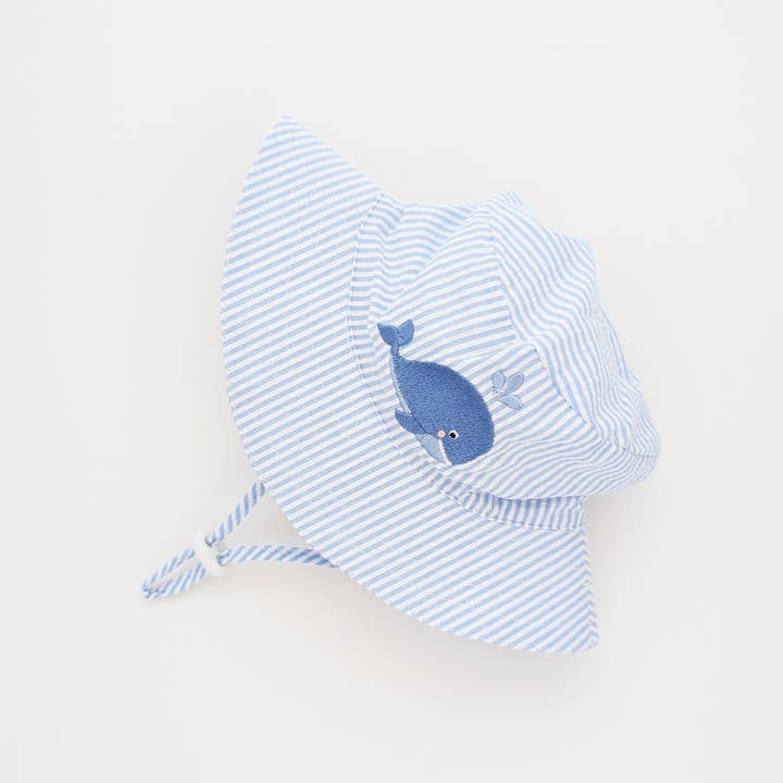 Huggalugs - Wholesale Bucket Hat - Kids - Whale Bucket Hat UPF 50+ Baby & Toddler