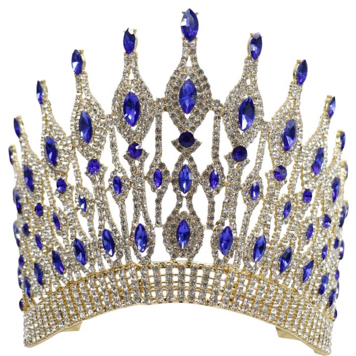 TAPA fashion - Wholesale Tiara - Women's - Crystal Tiara Crown HT0956 (1PC)
