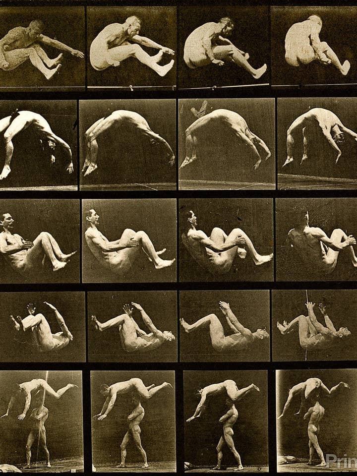 Menschen Männer in Bewegung Nackt Vol 2 - Platte 522 für den Großhandel von Print Collection