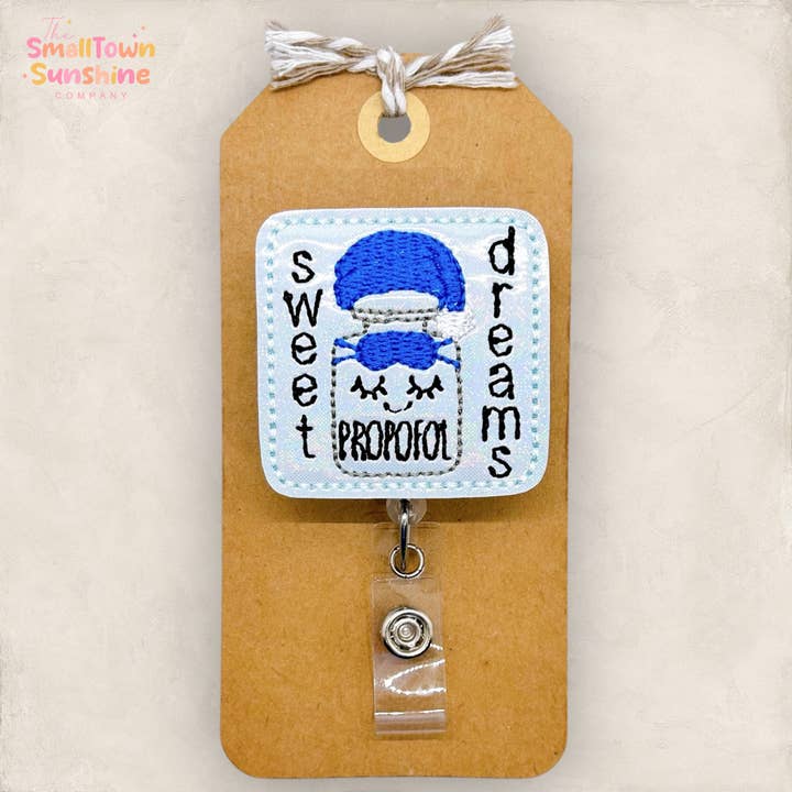 Enrouleur de Badge Doux Rêves pour la vente par The SmallTownSunshine Company