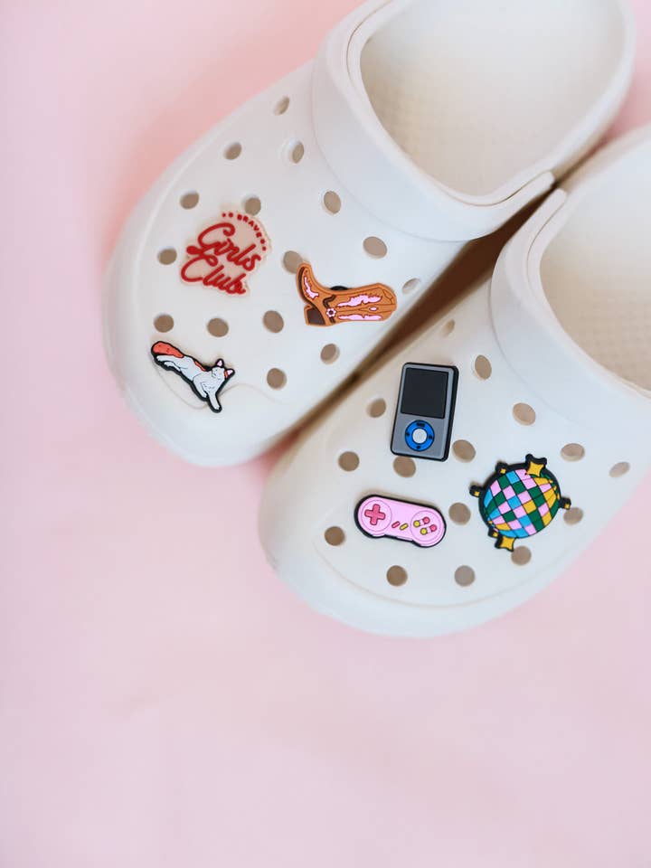 Polished Prints - Wholesale Shoe Accessories - Cute Clog Charm Set, Shoe Charm, Gifts for Kids, Little Girl