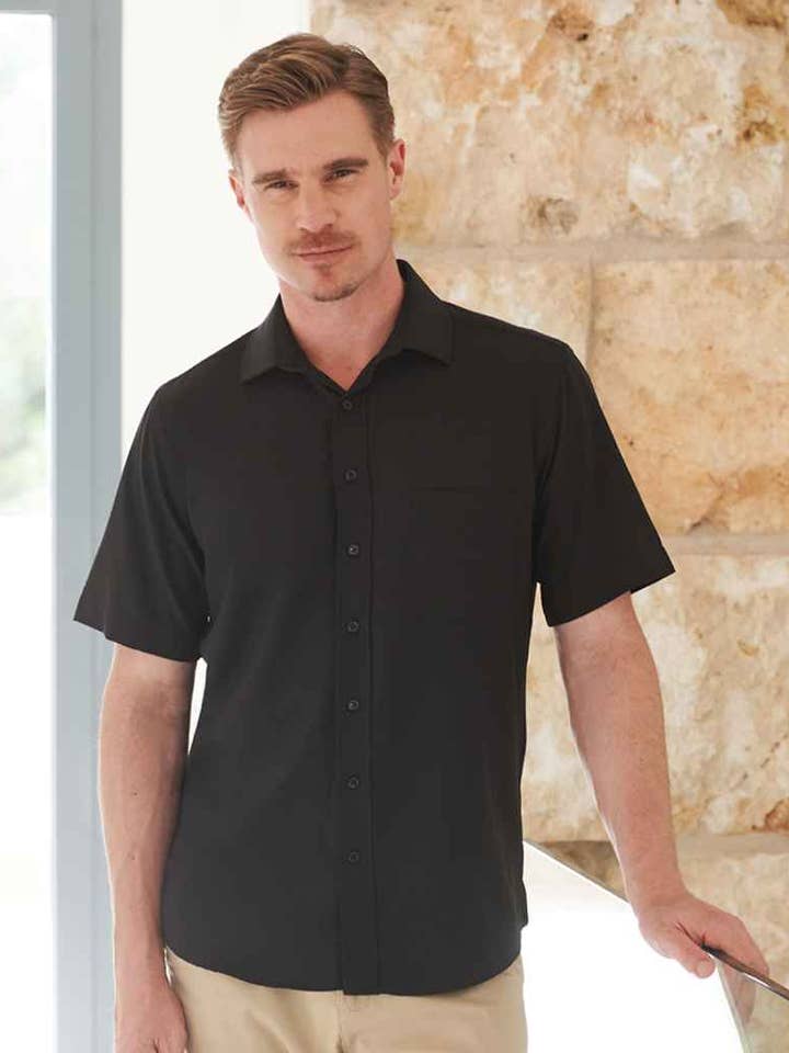 Henbury - Short Sleeve Wicking Shirt for wholesale by Pierre Francis