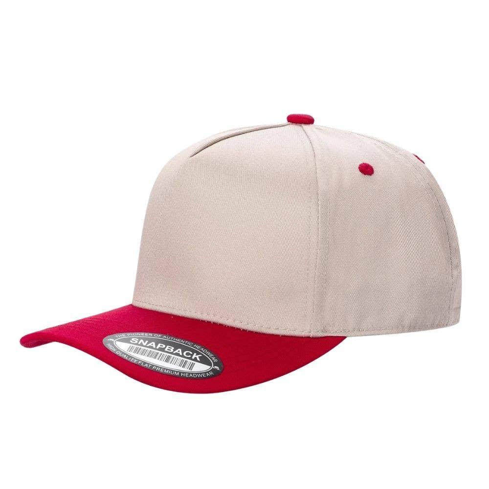 DOBBI - Wholesale Flat Brim Cap - Unisex - 5 Panel Snapback Caps40