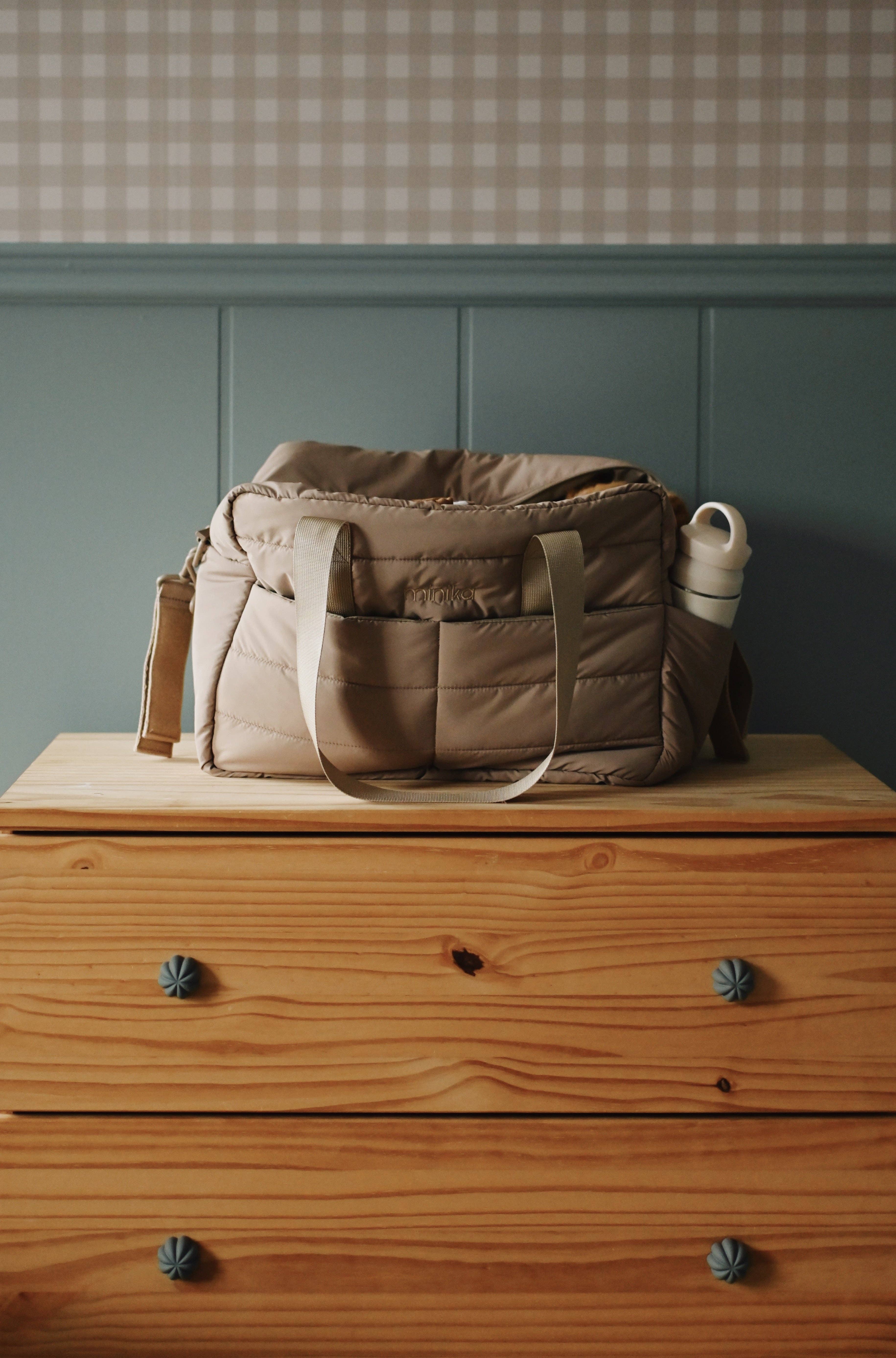 Minika – wholesale Nappy bag – Baby – Diaper bag - Latte7