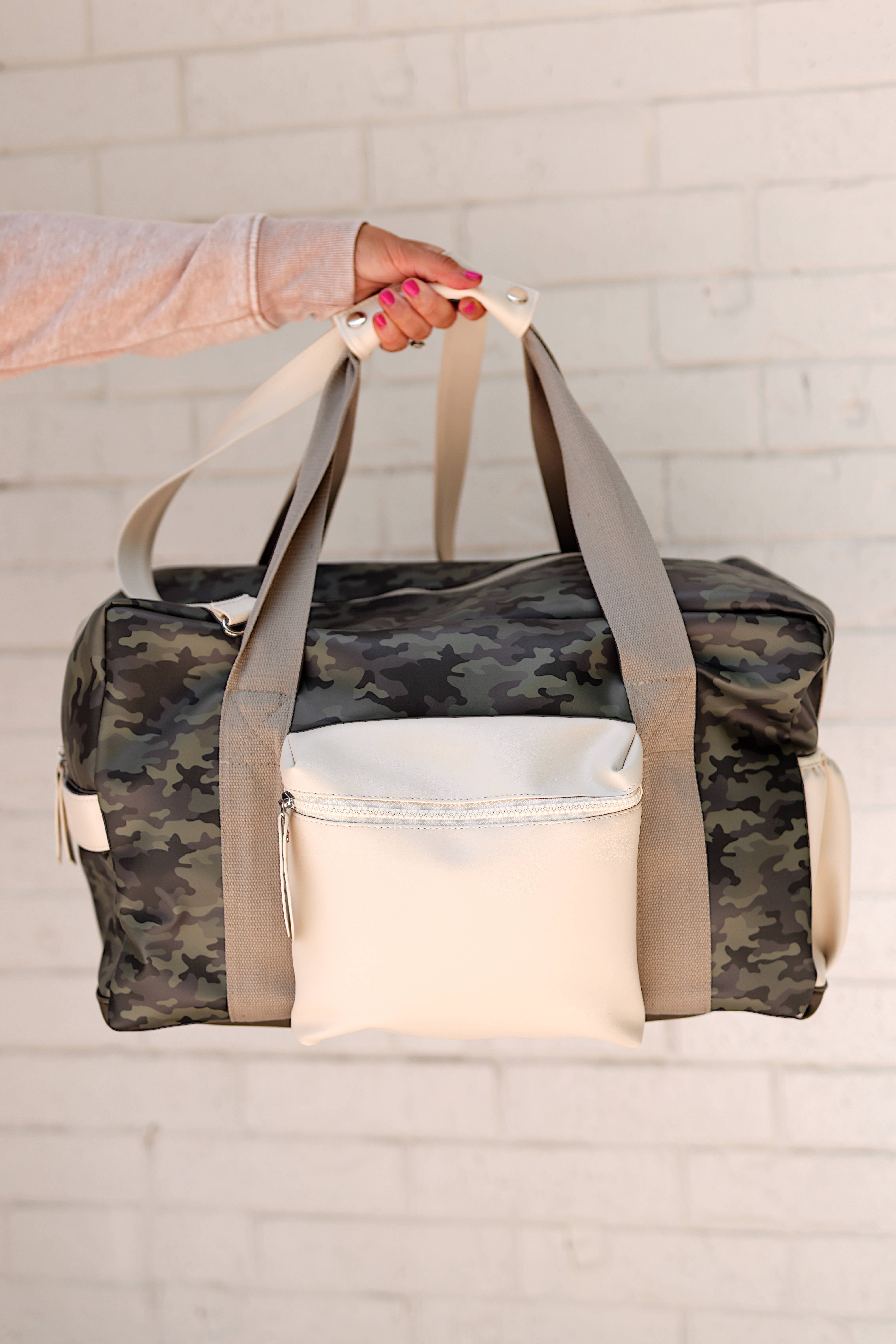 Jadelynn Brooke - Venta al por mayor Bolsa de viaje - Mujer - Bolsa de lona - Camuflaje de ciudad natal1