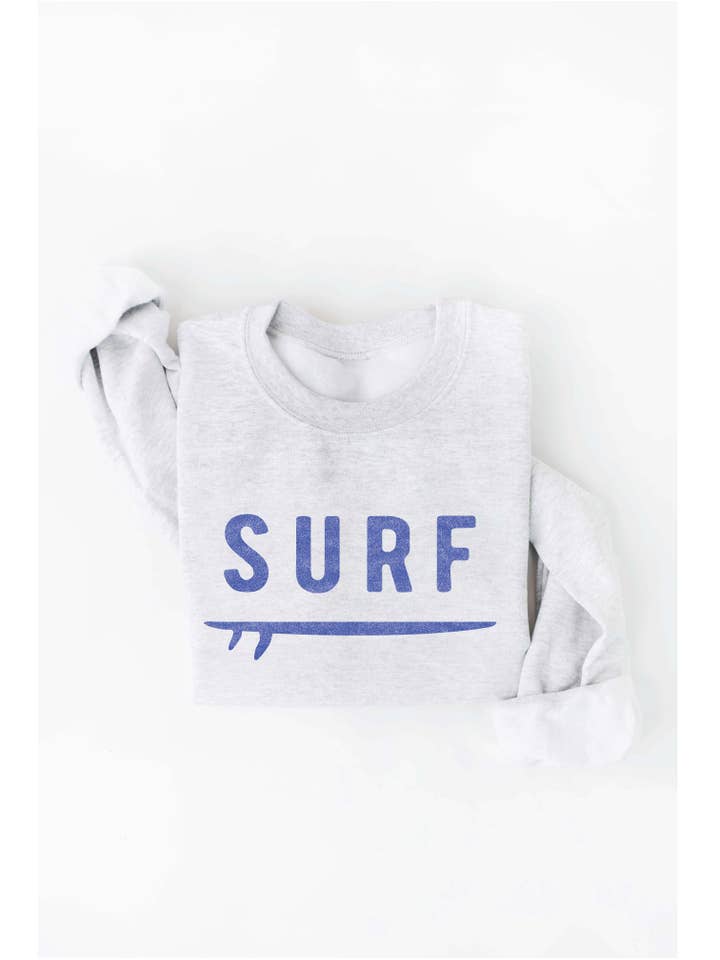 OAT COLLECTIVE - Wholesale Graphic Sweatshirt - Women's - SURF Graphic Sweatshirt