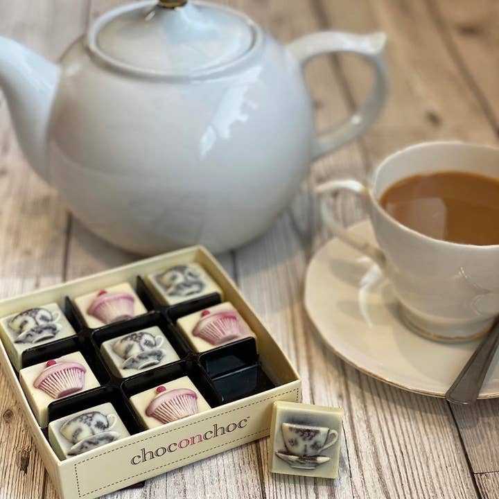 Choc on Choc – wholesale Chocolate box – Chocolate Tea Cups And Cakes1