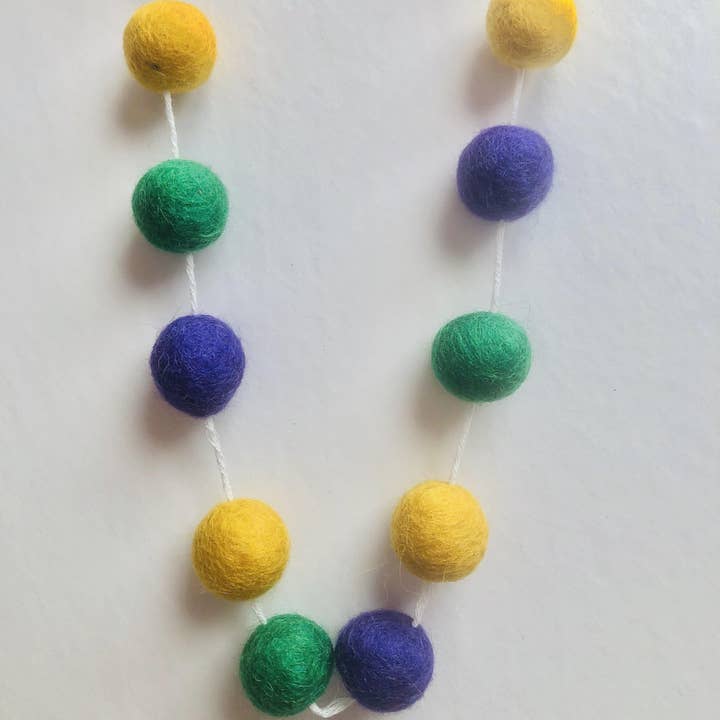 Wool Jamboree - Wholesale Bunting/Garland - Mardi Gras Garland4
