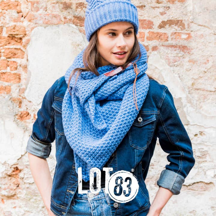 Dreieckiger Strickschal Lot Jeans für den Großhandel von LOT83