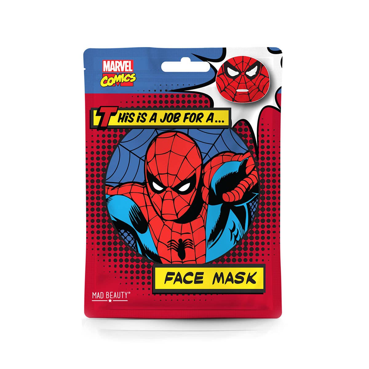 Accentra - Wholesale Skincare Face Mask - Face Mask MARVEL - SPIDERMAN