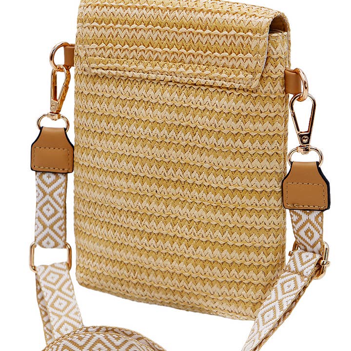 Orange Cowry Daisy Bohemian Artisan Beaded Crossbody Bag for wholesale on Faire