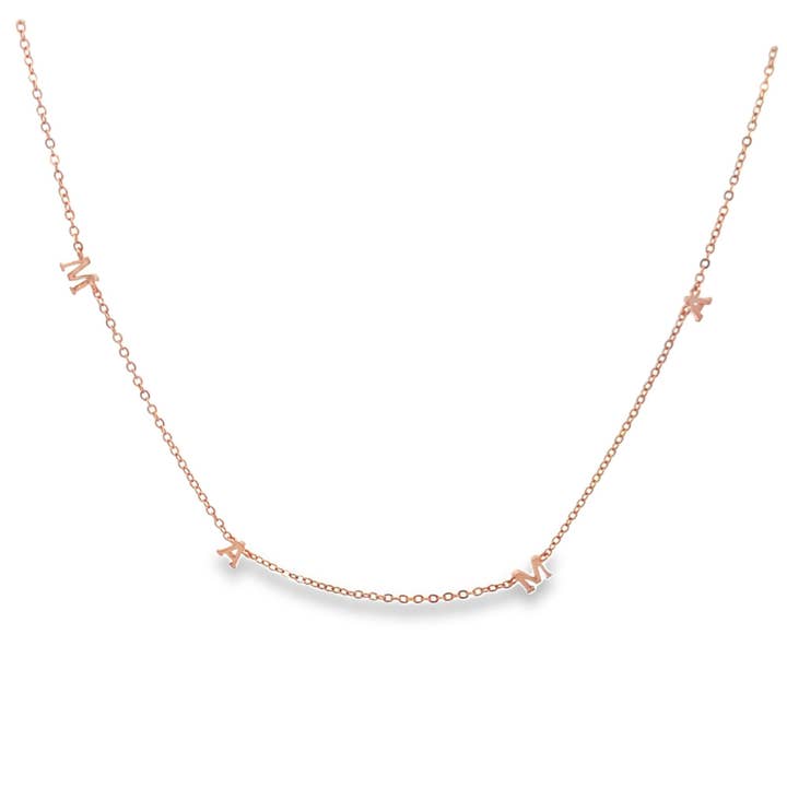 MIA Jewelry - Wholesale Pendant/Charm Necklace - MAMA Letter Necklace (G44)