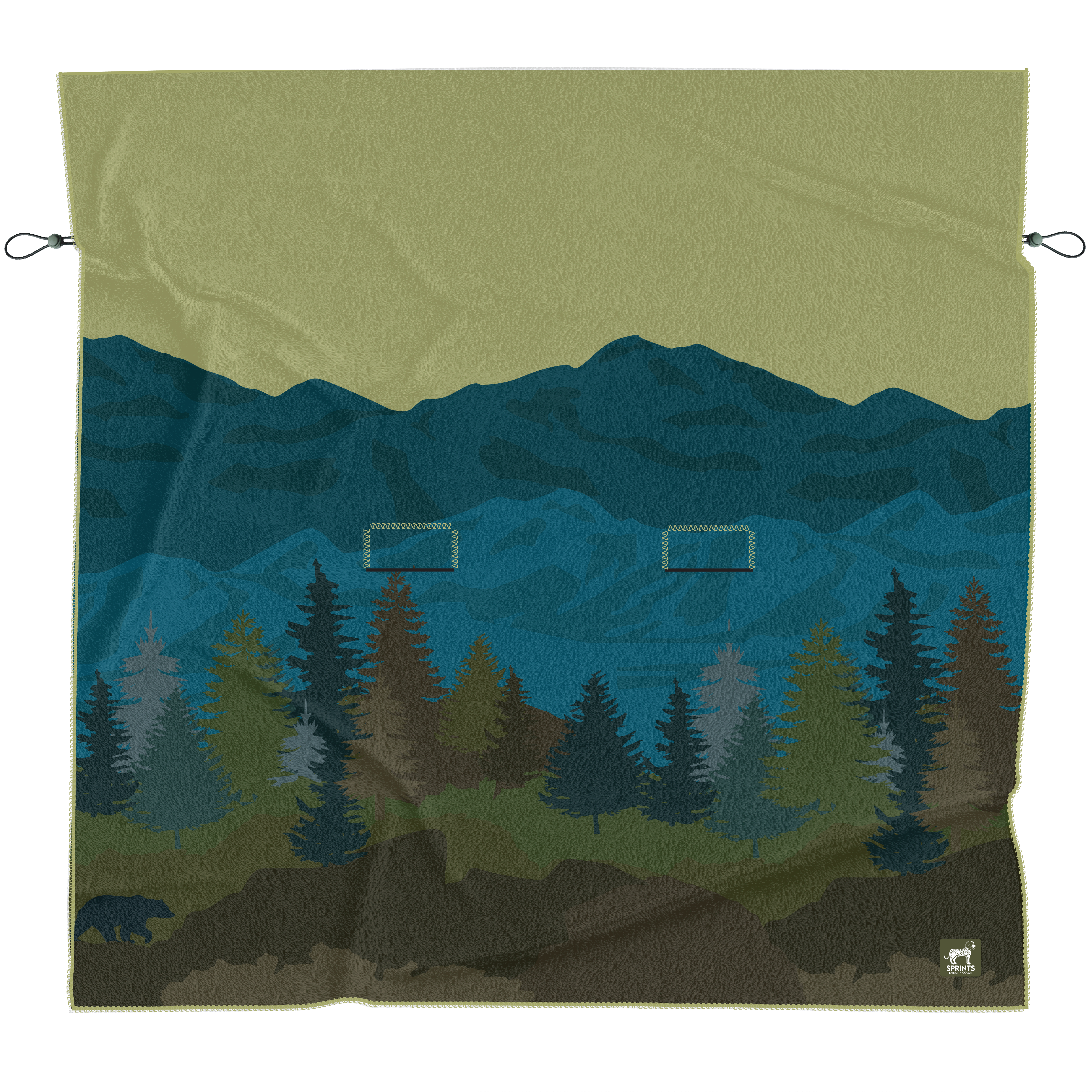 Sprints - Wholesale Sports Towel - Grizzly Guide Party Size Towel0