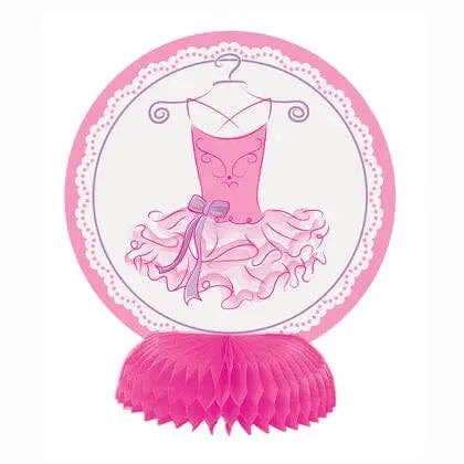 Pink Ballerina Mini Paper Honeycomb-6" for wholesale by Party Expo, LLC