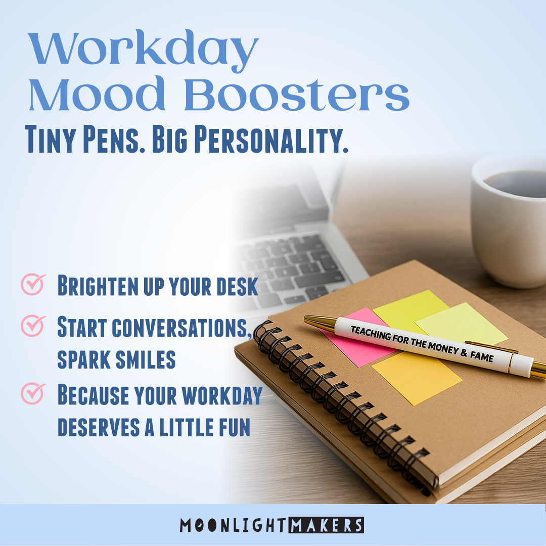 Moonlight Makers - Wholesale Pen - Work Sucks - Funny Pen Set - Office Humor, Gift for Coworker5