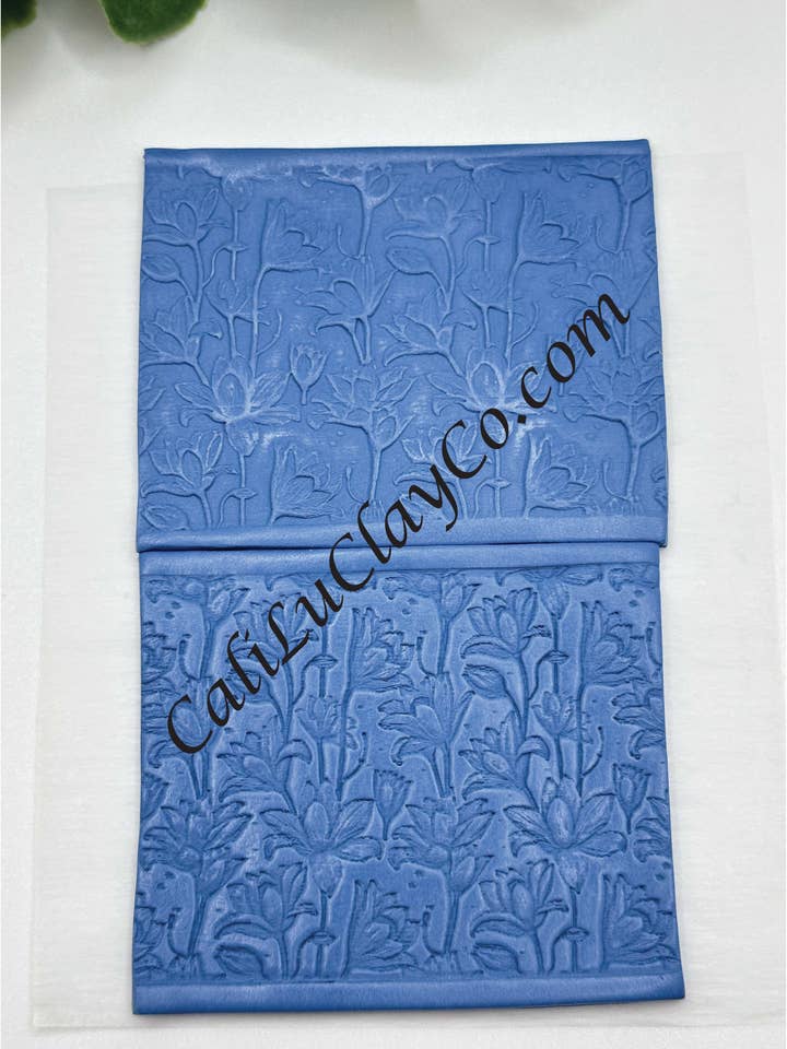 Lotus #1 Texture Roller for Polymer Clay/Fondant/Cookie Dough for wholesale by CaliLu Clay Co.