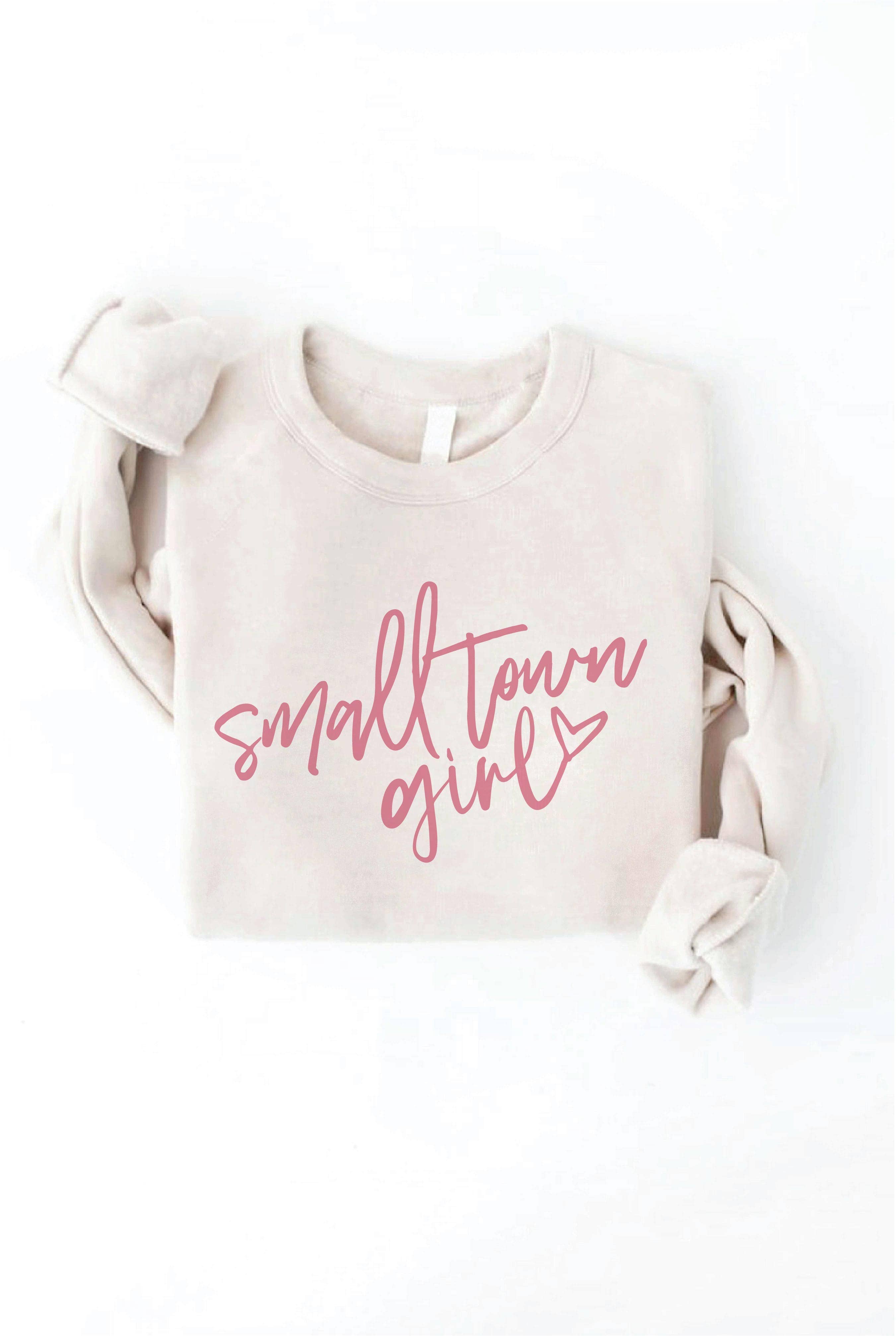 OAT COLLECTIVE - Wholesale Graphic Sweatshirt - Women's - SMALL TOWN GIRL  Graphic Sweatshirt14